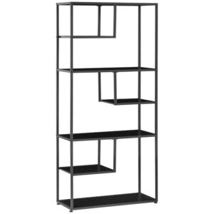 Wohnli Möbelsuche - Bibliothèque 7 niveaux style industriel noir