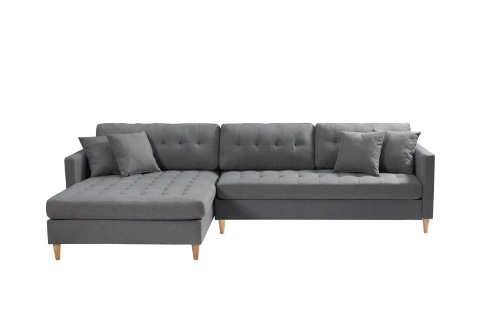 wohnli-moebel-suche-M23140234-1 Chaiselongsofa Marino Deluxe 290x82x177cm Stoff Grau ebuy24 Sofas und Sessel Sofas Ecksofas