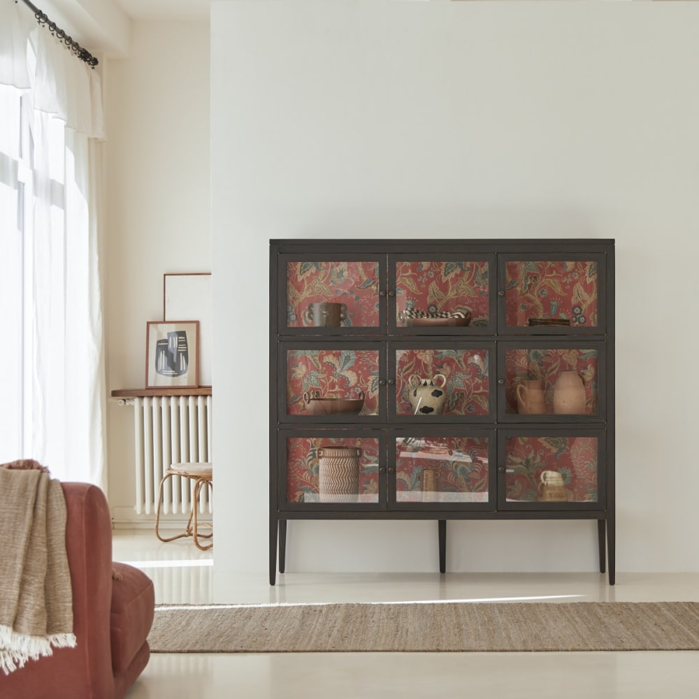 wohnli-moebel-suche-M23142106 Wohnli Möbelsuche - Breite Vitrine aus Ulmenholz