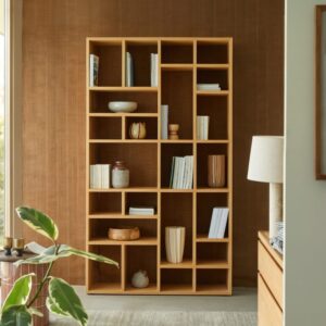 Wohnli Möbelsuche - Hohes Bücherregal aus Eiche