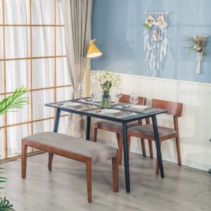 Esstisch aus Holz (4-6 Personen)  Schwarz 75x75x120cm Holz Schwarz Nordlys Möbel Esszimmermöbel Esstische