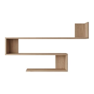 wohnli-moebel-suche-M23145552 Wohnli Möbelsuche - Wandregal mit 3 Ablagen in Holzoptik 72 x 120 x 15 cm