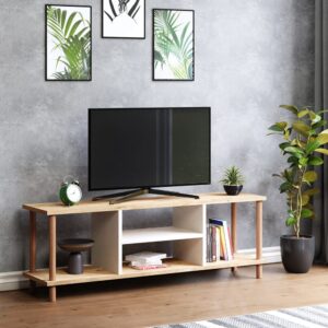 wohnli-moebel-suche-M23145726-1 120x43x29cm Spanplatte Braun en casa Möbel Wohnzimmermöbel TV-Möbel