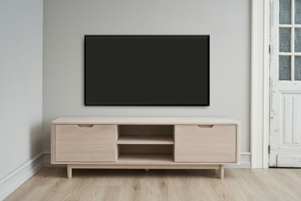 45x52x180cm Holz Beige Furnhouse Möbel Wohnzimmermöbel TV-Möbel