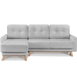 Wohnli Möbelsuche - Ecksofa links mit ausziehbarer Schlaf- und Liegefläche