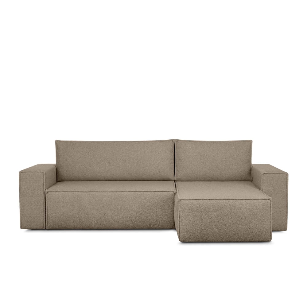 Wohnli Möbelsuche - Ecksofa Big links/rechts aus Bouclé-Stoff