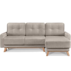 Wohnli Möbelsuche - Ecksofa rechts mit ausziehbarer Schlaf- und Liegefläche