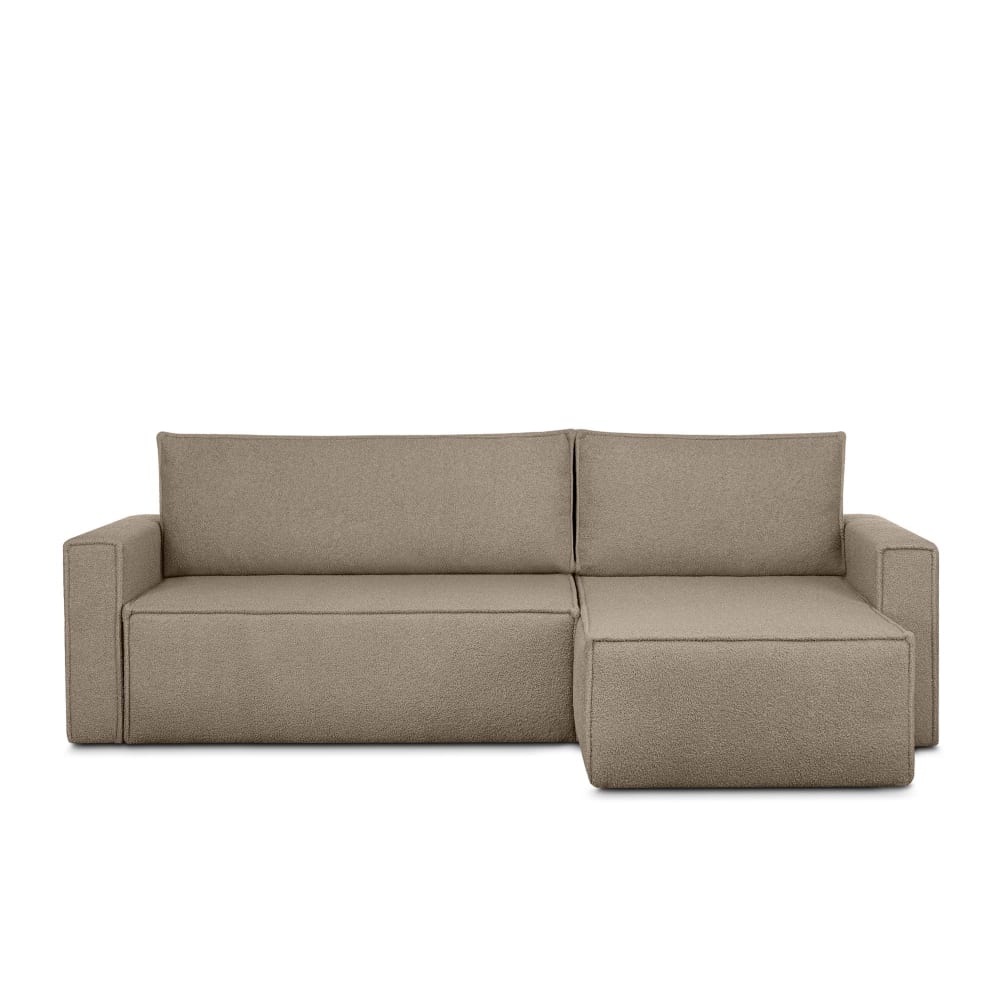 Wohnli Möbelsuche - Ecksofa Big links/rechts aus Bouclé-Stoff