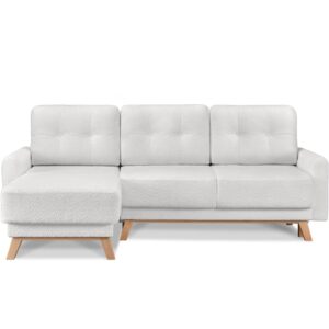 Wohnli Möbelsuche - Ecksofa links mit ausziehbarer Schlaf- und Liegefläche