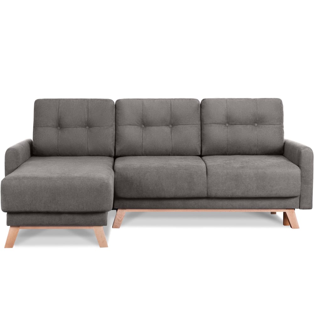 Wohnli Möbelsuche - Ecksofa links mit ausziehbarer Schlaf- und Liegefläche