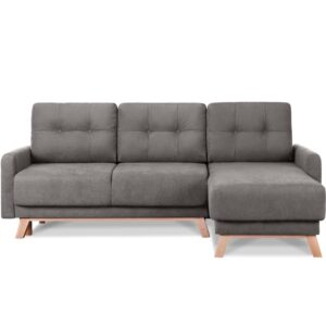 Wohnli Möbelsuche - Ecksofa rechts mit ausziehbarer Schlaf- und Liegefläche