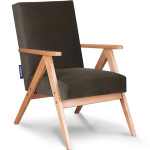 wohnli-moebel-suche-M23147537 Wohnli Möbelsuche - Vintage Sessel gepolstert Echt-Holz-Rahmen