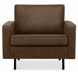 Wohnli Möbelsuche - Großer Loft-Sessel aus Leder und Mikrofaser