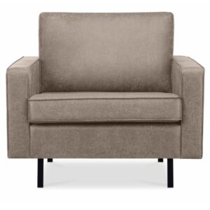 Wohnli Möbelsuche - Großer Loft-Sessel aus Leder und Mikrofaser