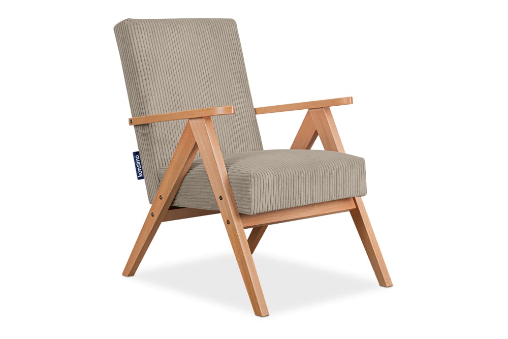 wohnli-moebel-suche-M23147630 Wohnli Möbelsuche - Vintage Sessel gepolstert Echt-Holz-Rahmen