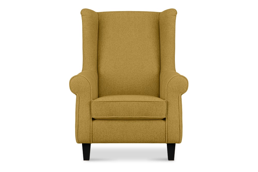 Wohnli Möbelsuche - Ohrensessel Masivholzbeine schwarz