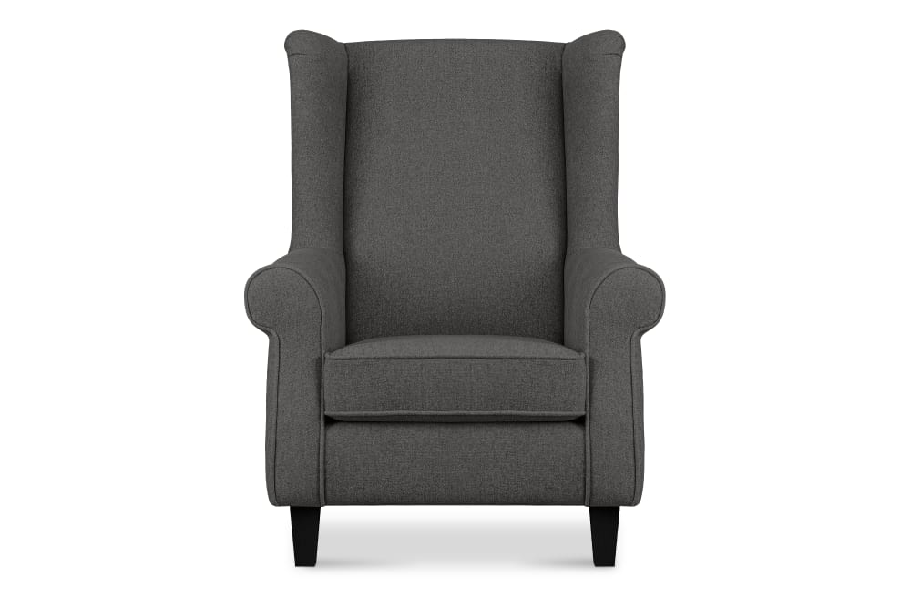 Wohnli Möbelsuche - Ohrensessel Massivholzbeine schwarz