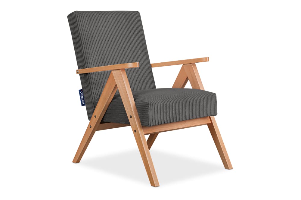 wohnli-moebel-suche-M23147755 Wohnli Möbelsuche - Vintage Sessel gepolstert Echt-Holz-Rahmen