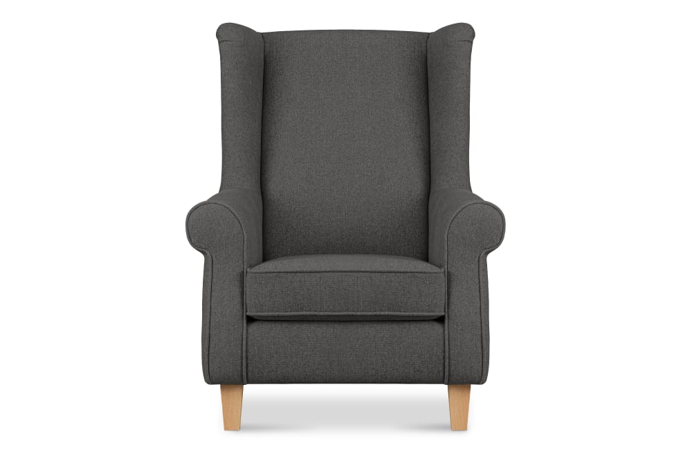 Wohnli Möbelsuche - Ohrensessel grau