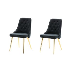 Wohnli Möbelsuche - 2er-Set Esszimmerstühle Samt Deluxe