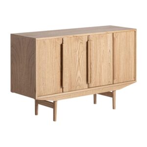 Mindi Holz Sideboard in brauner Farbe. 130x40x81cm 130x81x40cm Holz Braun Kodu Möbel Esszimmermöbel Sideboards, Highboards & niedrige Anrichten