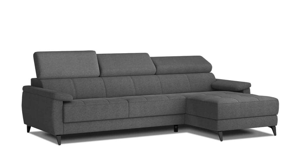 Wohnli Möbelsuche - Ecksofa 4-Sitzer mit verstellbare Kopfstützen