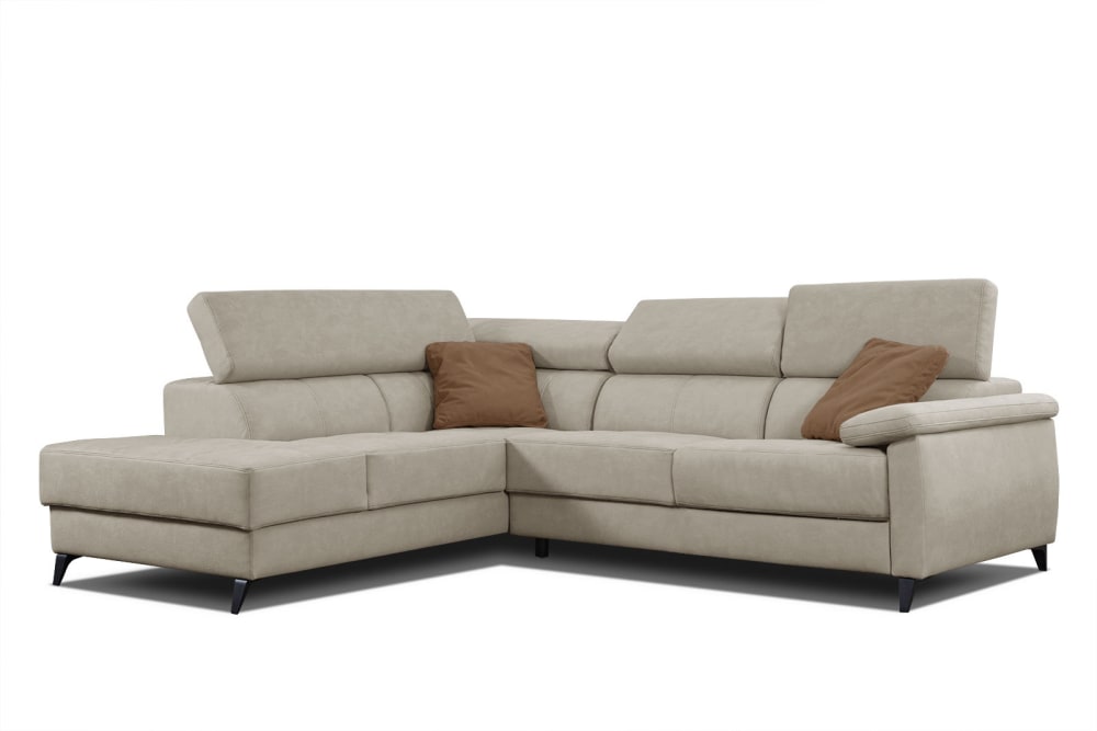 Wohnli Möbelsuche - Ecksofa 5-Sitzer mit verstellbare Kopfstützen