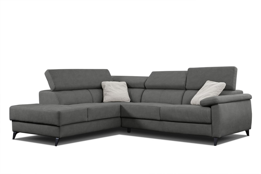 Wohnli Möbelsuche - Ecksofa 5-Sitzer mit verstellbare Kopfstützen