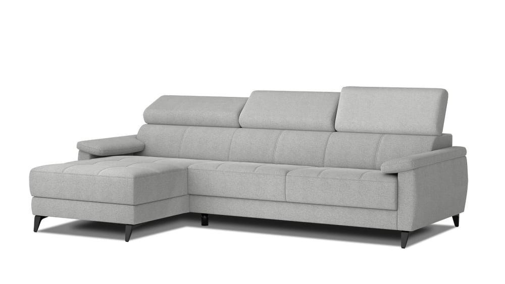 Wohnli Möbelsuche - Ecksofa 4-Sitzer mit verstellbare Kopfstützen