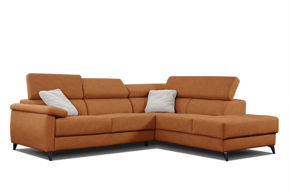 Wohnli Möbelsuche - Ecksofa 5-Sitzer mit verstellbare Kopfstützen