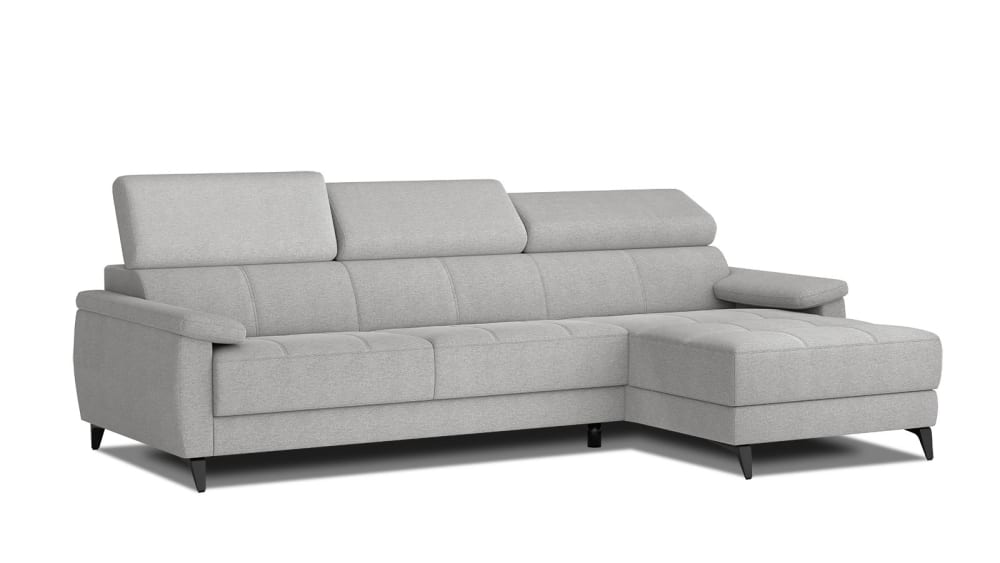 Wohnli Möbelsuche - Ecksofa 4-Sitzer mit verstellbare Kopfstützen