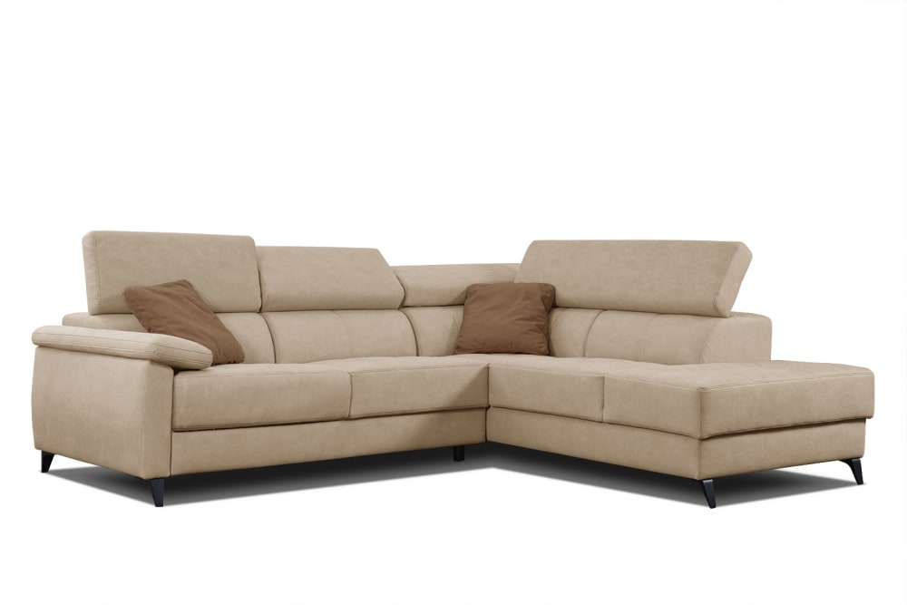 Wohnli Möbelsuche - Ecksofa 5-Sitzer mit verstellbare Kopfstützen