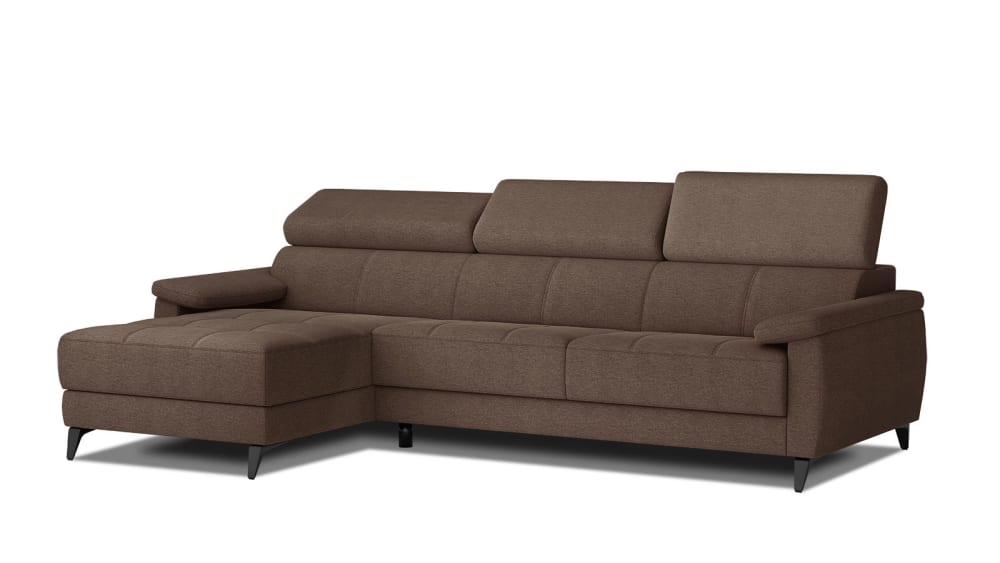 Wohnli Möbelsuche - Ecksofa 4-Sitzer mit verstellbare Kopfstützen