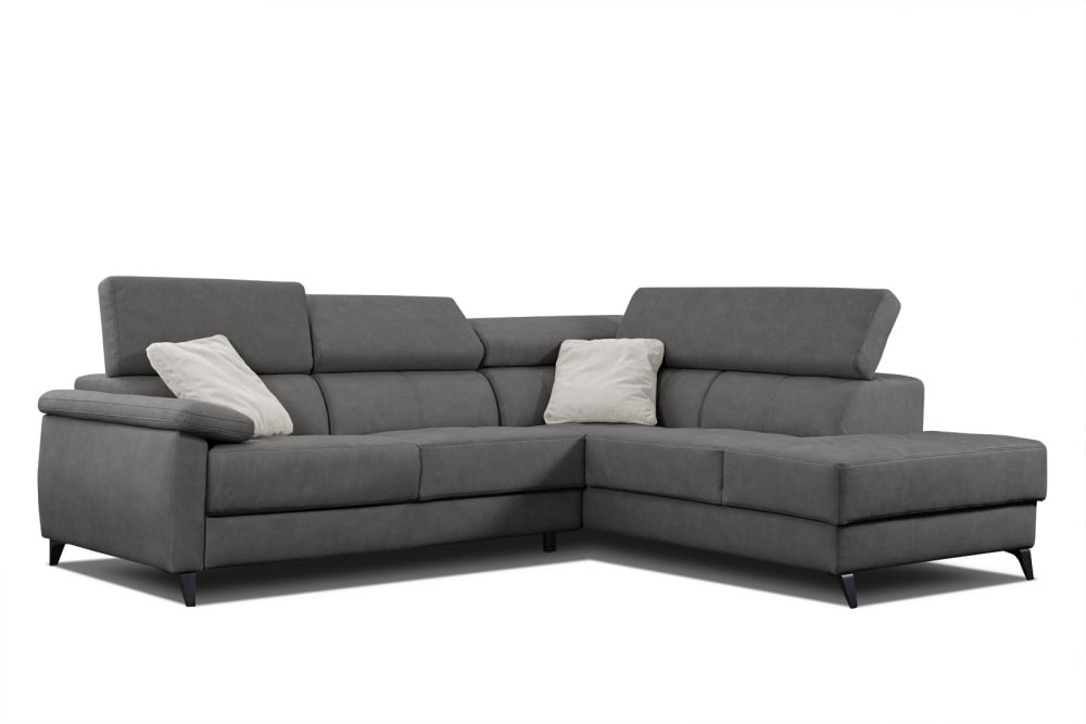 Wohnli Möbelsuche - Ecksofa 5-Sitzer mit verstellbare Kopfstützen