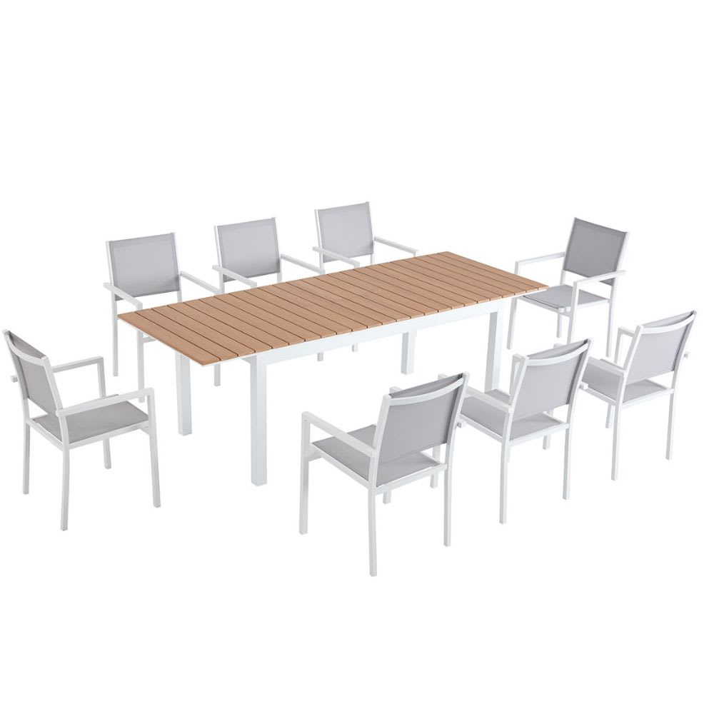 wohnli-moebel-suche-M23157041 Wohnli Möbelsuche - Gartensitzgruppe für 8 Personen aus Aluminium