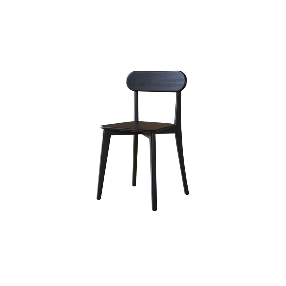 Wohnli Möbelsuche - Set aus 2 Stühlen aus massiver Teakholz Black