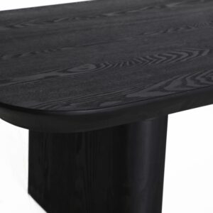 Schwarzer Tannenholz Couchtisch 120x60x41cm (120x60x41cm) 120x41x60cm Holz Schwarz Kodu Möbel Wohnzimmermöbel Couchtische