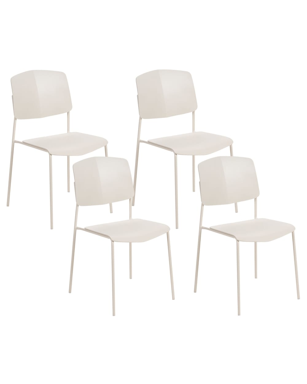 wohnli-moebel-suche-M23160085 Wohnli Möbelsuche - Esszimmerstuhl 4er Set aus Kunststoff