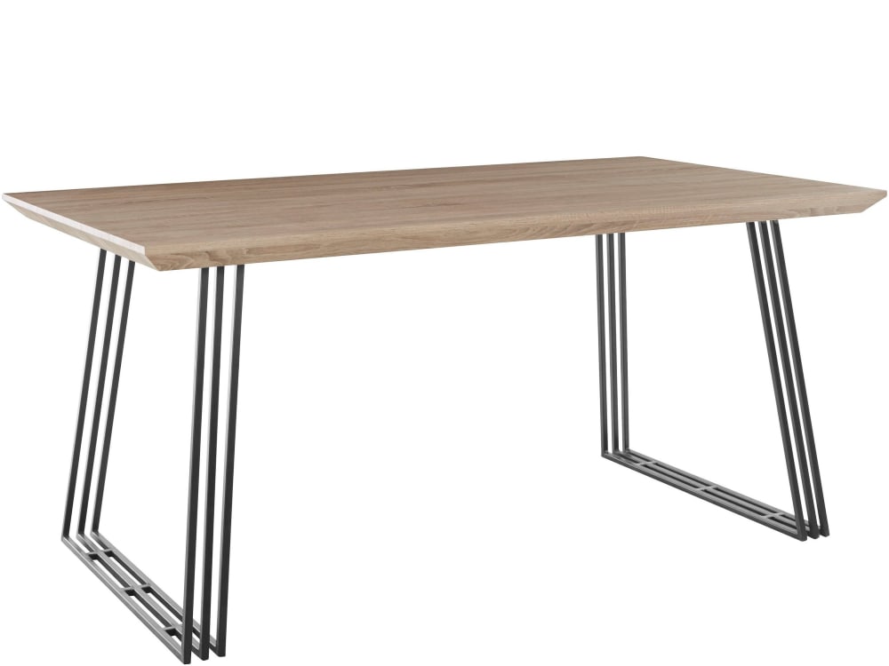 Wohnli Möbelsuche - Esstisch für 6 Personen in Eichenoptik L160 cm