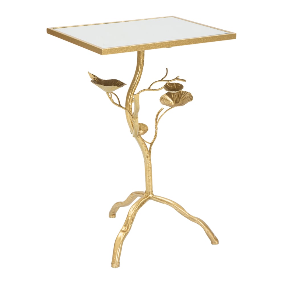 wohnli-moebel-suche-M23163670 Wohnli Möbelsuche - Couchtisch aus Metall und Spiegelglasplatte cm 40x30x60