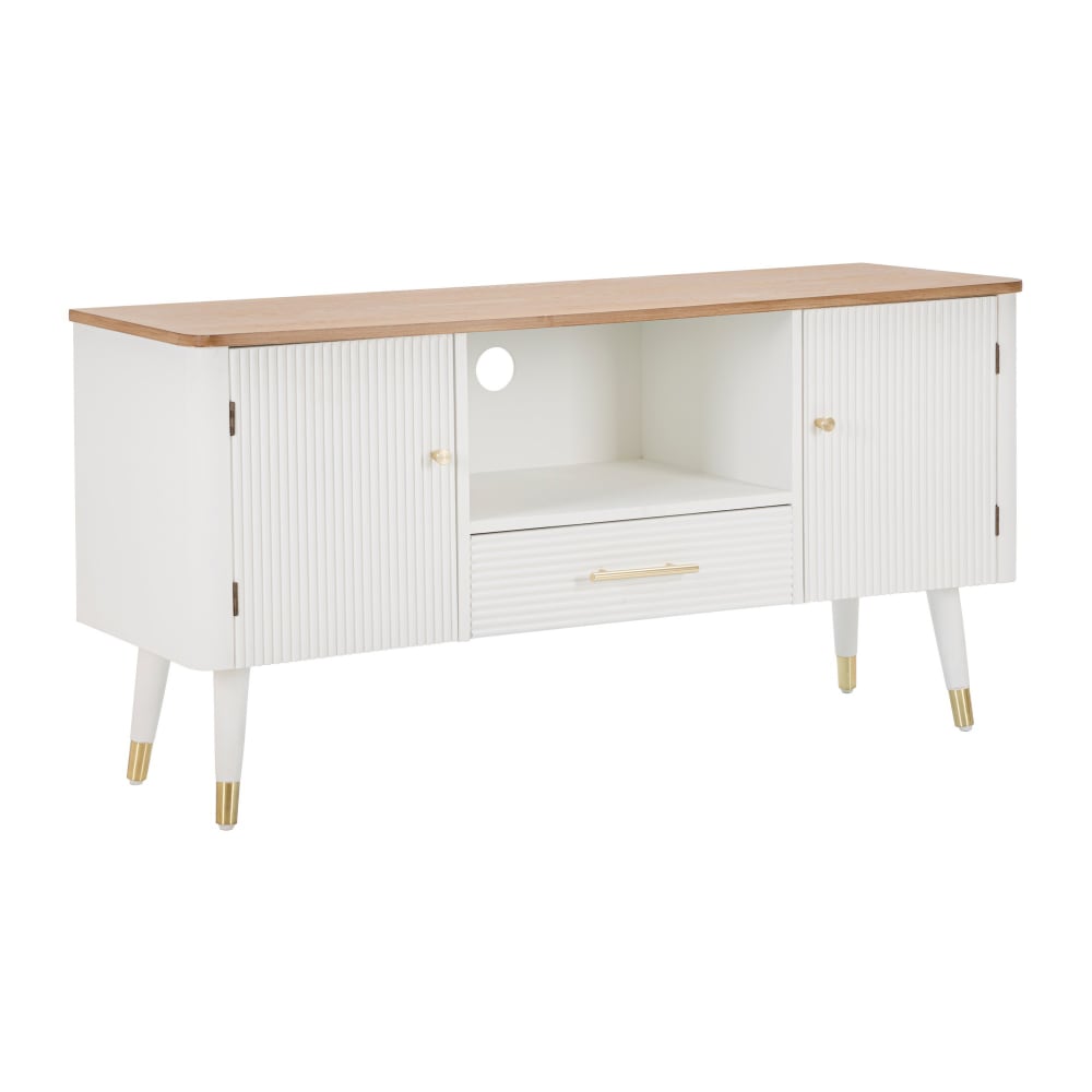 wohnli-moebel-suche-M23163672 Wohnli Möbelsuche - TV-Schrank aus Holz weiß und braun cm 117x40x60