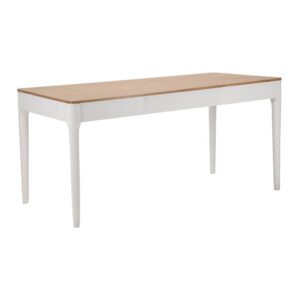 wohnli-moebel-suche-M23166922 Wohnli Möbelsuche - Rechteckiger Esstisch aus weißem und braunem Holz cm 180x90x80