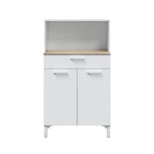 wohnli-moebel-suche-M23169243 Wohnli Möbelsuche - Küchenbuffet mit 2 Türen und 1 Schublade - L72 x H126 cm - Weiß