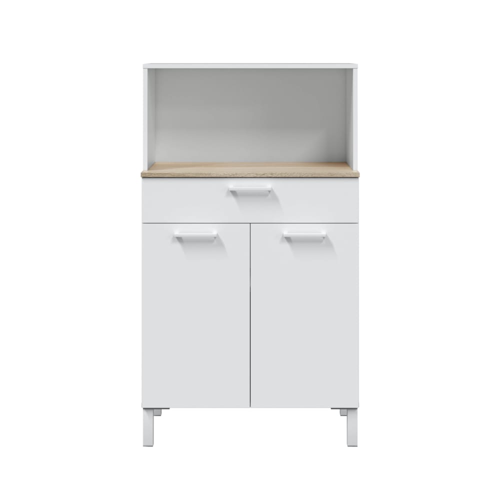 wohnli-moebel-suche-M23169243 Wohnli Möbelsuche - Küchenbuffet mit 2 Türen und 1 Schublade - L72 x H126 cm - Weiß