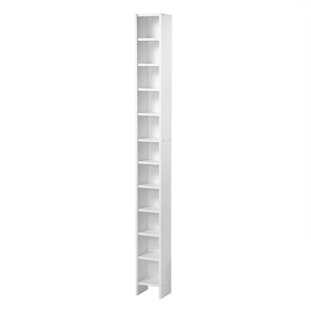 wohnli-moebel-suche-M23169262 Wohnli Möbelsuche - Regal 11 Ebenen H185 cm - Weiß