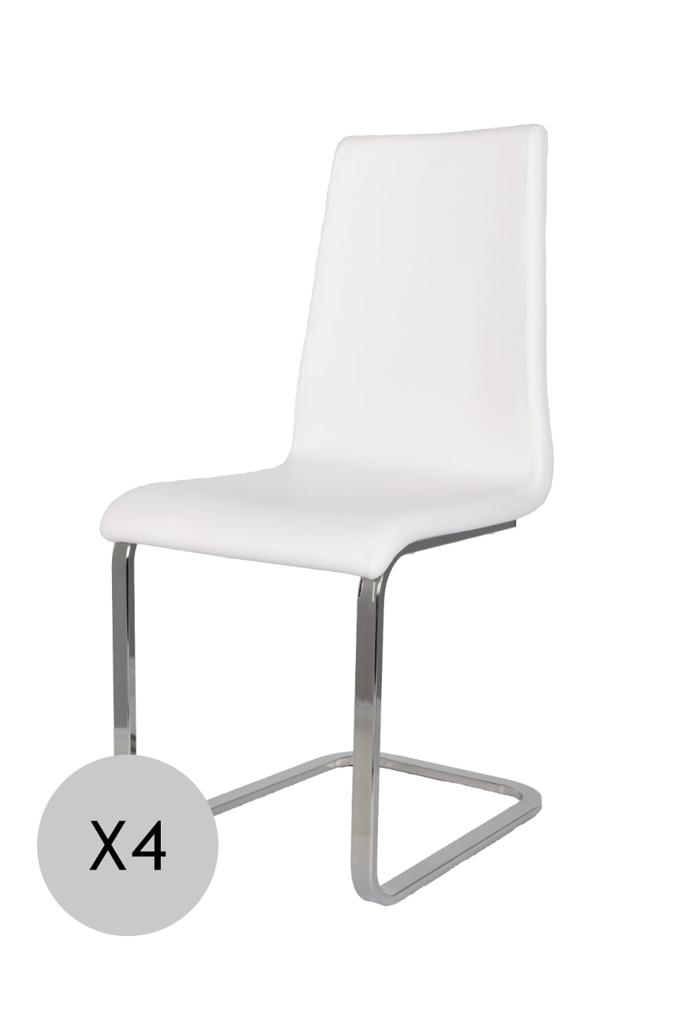 wohnli-moebel-suche-M23170404 Wohnli Möbelsuche - 4er Freischwinger-Stühle aus Stahl