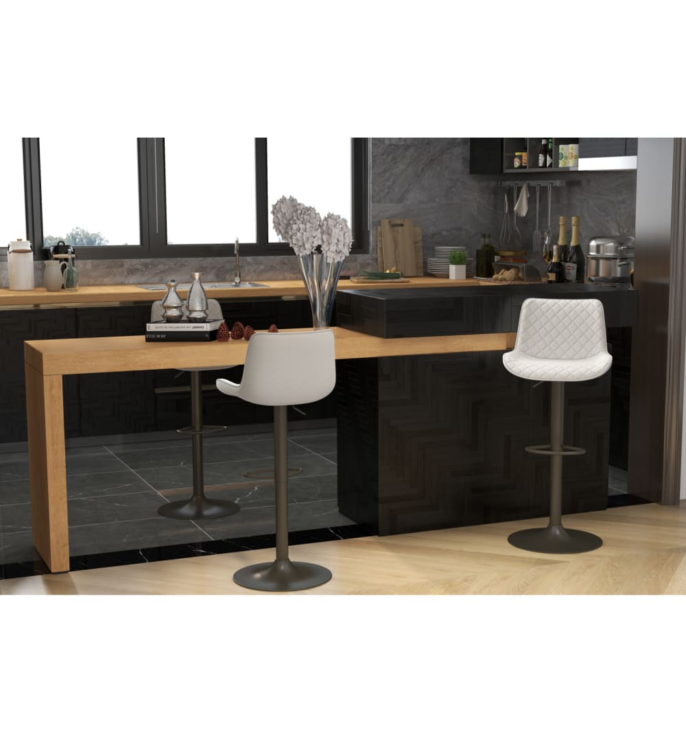 leinenfarben und mattschwarz