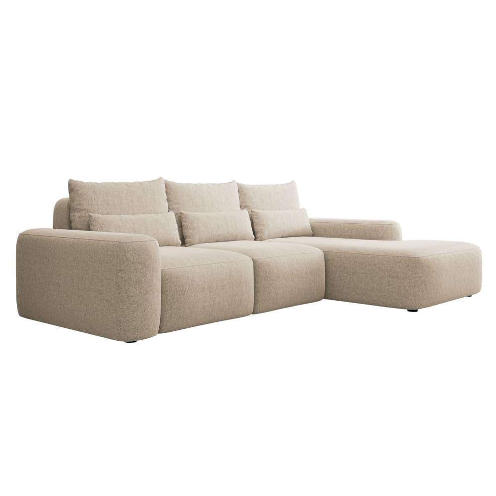 Wohnli Möbelsuche - Eckschlafsofa mit Lendenkissen