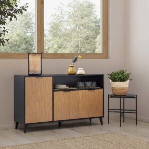 wohnli-moebel-suche-M23173934-1 Schwarz/Holzfarbe