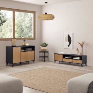 wohnli-moebel-suche-M23173991-1 Schwarz/Holzfarbe